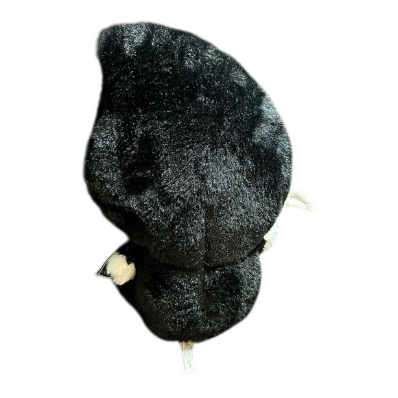 RMS International Spooky Goth Plush Grim Reaper Ghost Black White soft 12" - Picture 5 of 6